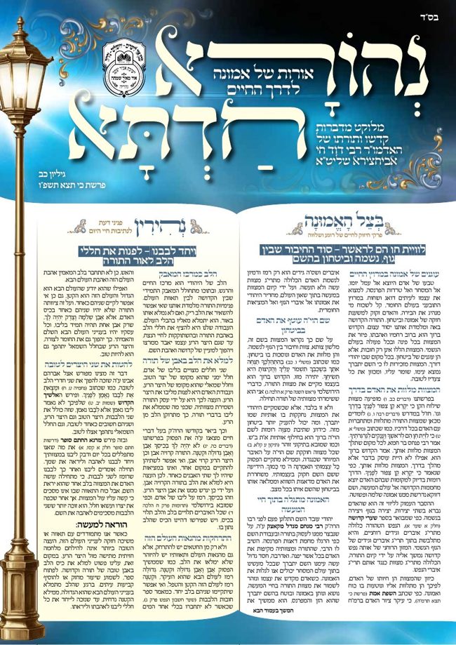 נהורא חדתא22 כי תצא cover