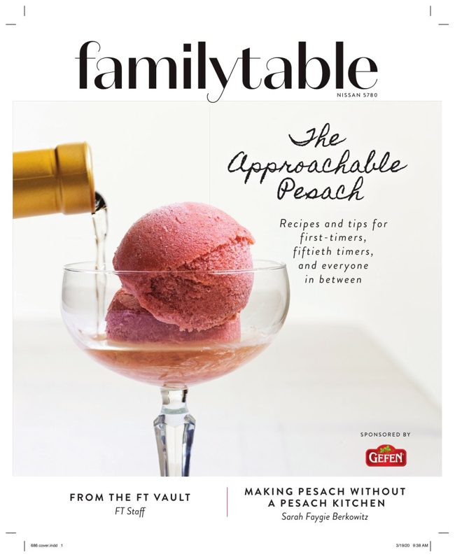 Mishpacha Family Table cover